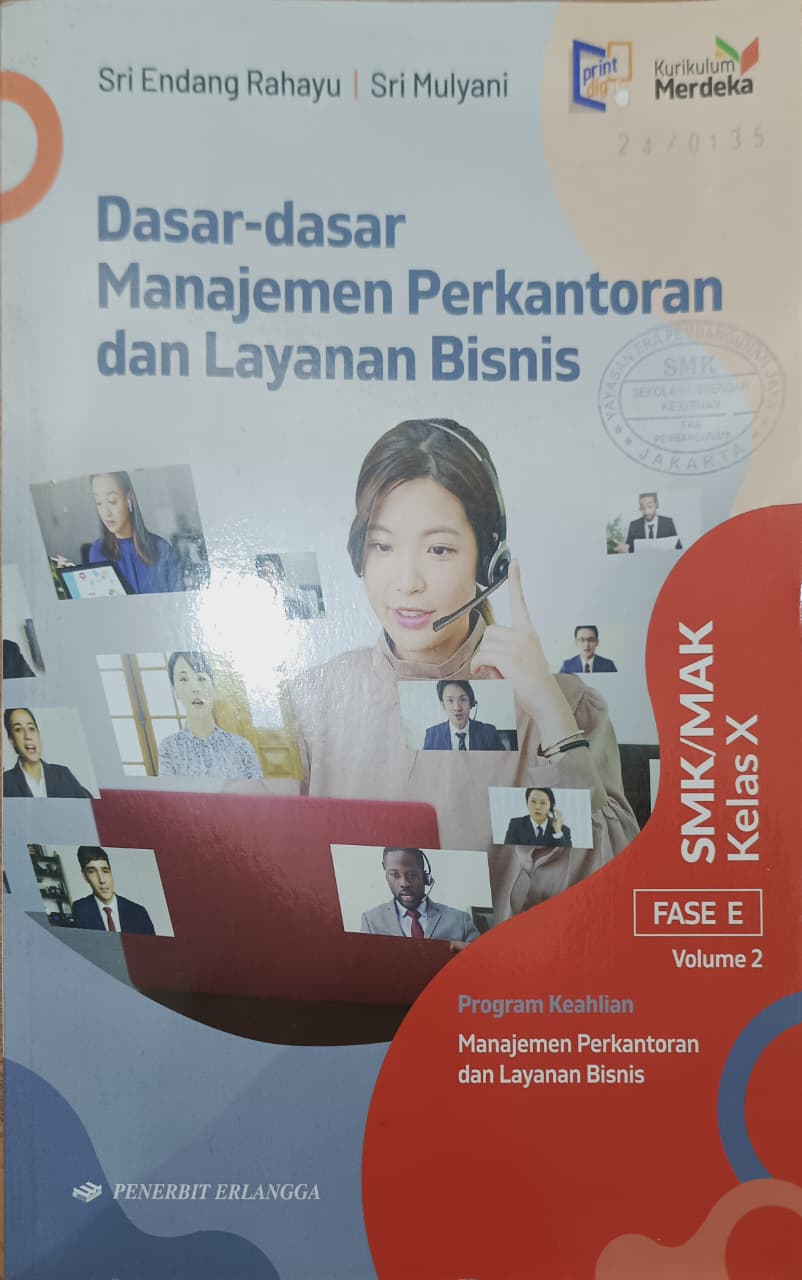 Dasar-dasar Manajement Perkantoran dan Layanan Bisnis volume2